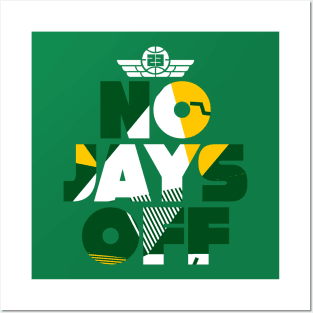 Jay All Day Pine Green Posters and Art